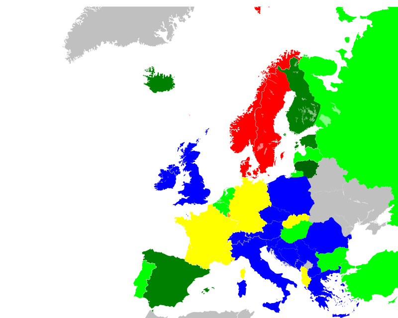 Rundfunkbeitrag Europa Karte